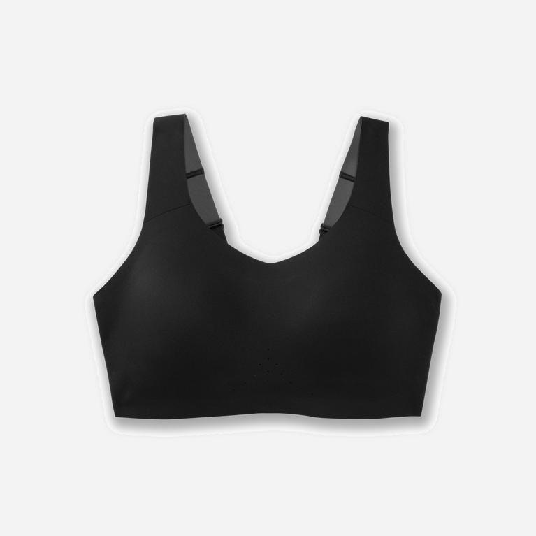 Brooks Dare Scoopback Australia - Women's Running Bra - Black (672359-KAW)